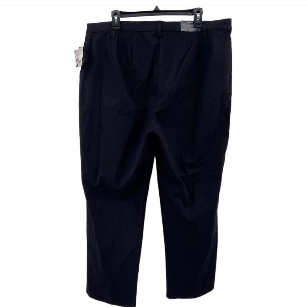 Liz Claiborn 20P Black Kylie Pleated Dress Pants